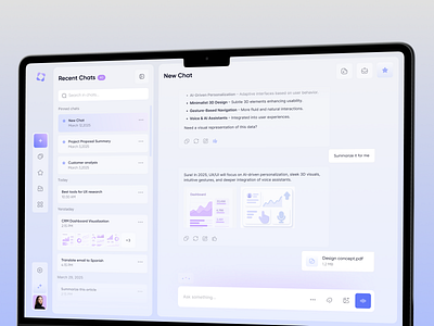 Smart AI Assistant – Nexa Desktop Interface 3d ai aiassistant animation branding cursor cursorai design desktop development illustration logo motion graphics no code no code development nocode ui uxui web design web development