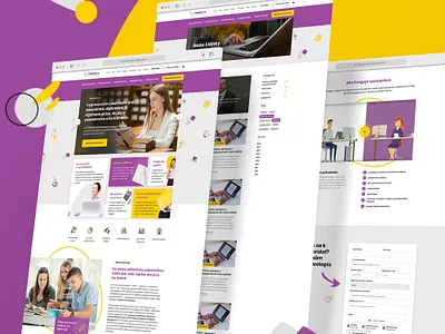 VŠ práce lading learn school ui university ux web webdesign