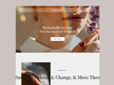 Fashion & cosmetics product landing page animation beauty branding graphic design illustration landingpage logo motion graphics ui vector