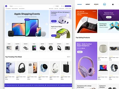 Technology Store - Ecommerce UI Kit ecommerce marketplace technology store ui kit web template