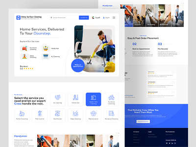 Shiny Surface Website Design cleaning landing page cleaning service landing page cleaning service website cleaning website landing page landing page design landing page designer product design shiny surface website ui ui design uiux user interface user interface design ux design web design website design website designer zubair akhter