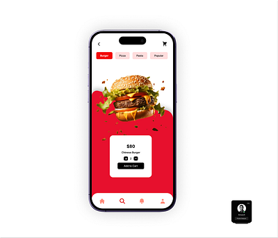 Food delivery App app design app home page food delivery graphic design home page product design profile shot ui design uiux design user experience