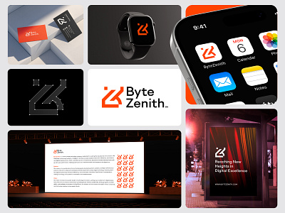 Tech Logo Design brand identity branding design graphic design letter logo letter z logo logo logo design tech logo z b logo
