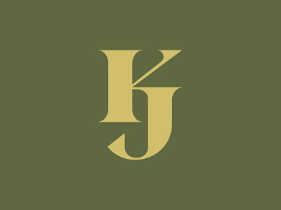 KJ Monogram brand design brand identity branding creative logo design elegant graphic design lettering logo logo design concept logomaker logotype luxury minimal modenrn monogram typography
