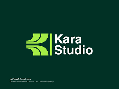 Kara Studio Logo & Brand Identity agency brand identity branding cub graphic design identity logo design modern monogram studio studio logo