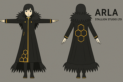 Name: Arla Platform: VRChat (Quest Compatible) 3d anime arla blender cartoon design open for commission rig stallion studio limited vrchat