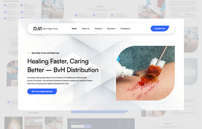 Modern UI/UX for Wound Healthcare mobilefriendlydesign