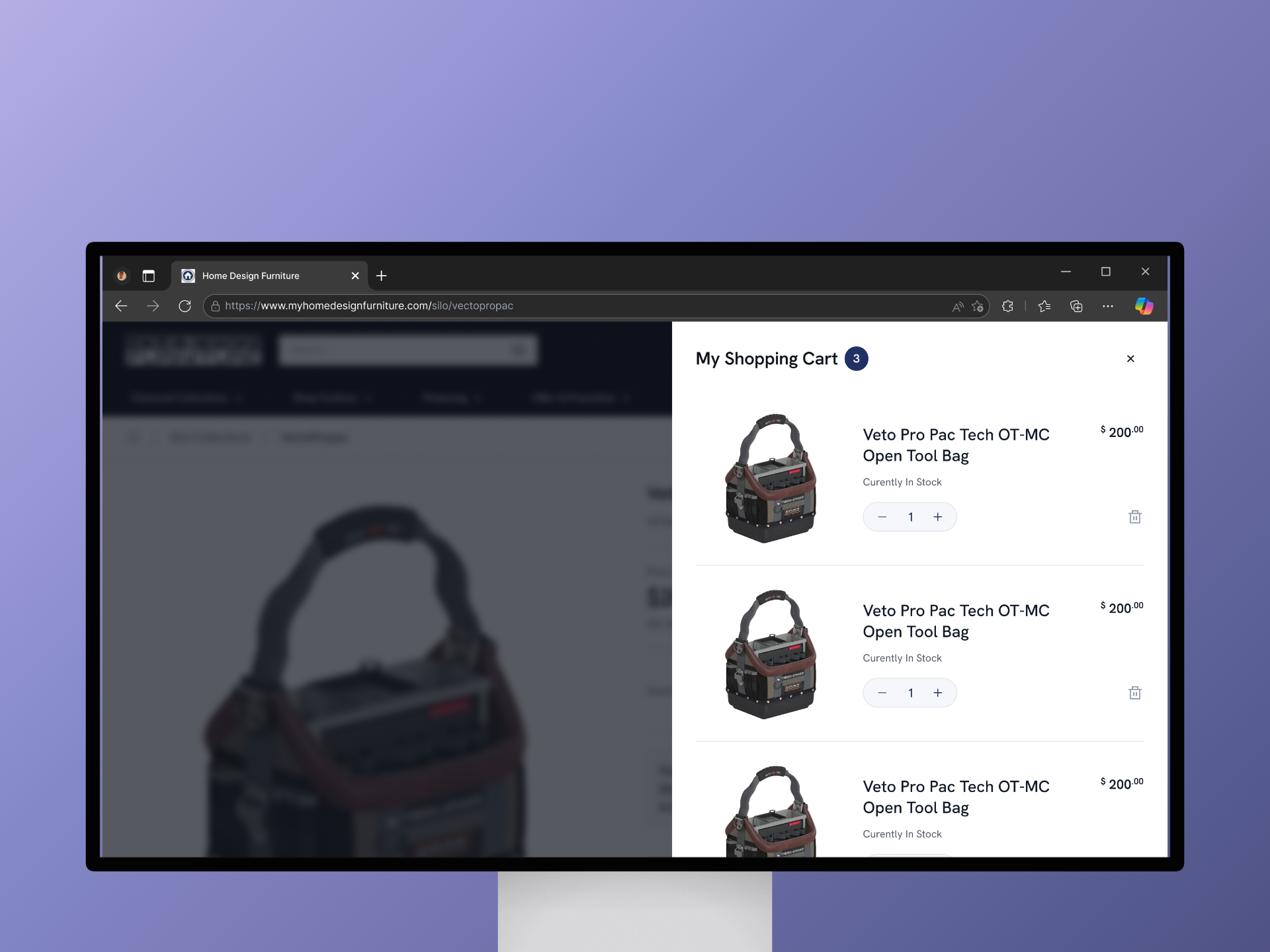 Cart Drawer | eCommerce b2c cart clean ecommerce fashion store filter item list landing page marketplace modern online store retail saas sell shop startup ui design uiux web design website