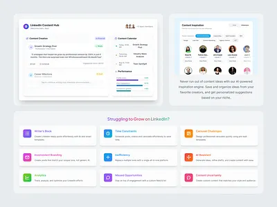 Supermi – AI-Powered LinkedIn Post Generator branding design elements figma figmadesign graphic design ui uidesign uiux