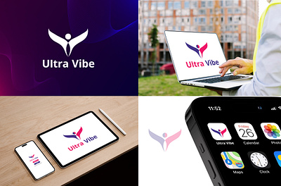 My latest project for the Ultra Vibe Logo design concept branding business logo creative logo digital logo graphic design logo logo brand logo brand identity logo branding logo design logo designer logo icon logo idea logo maker logo mark logos minimal logo u icon logo ultra vibe logo