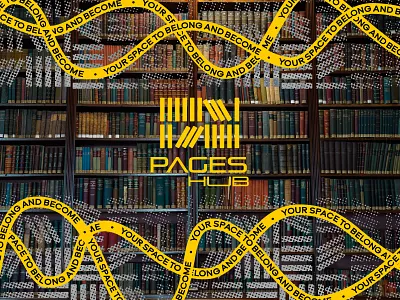 Logo and Branding for a City Library books education knowledge library library branding library logo space