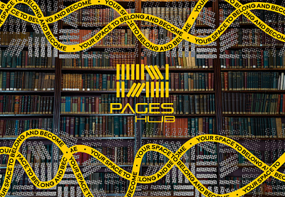 Logo and Branding for a City Library books education knowledge library library branding library logo space