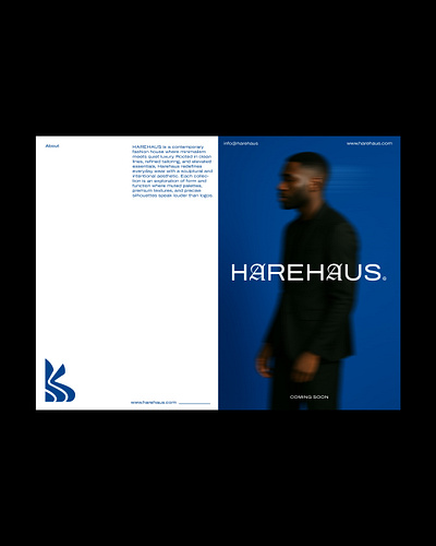 Harehaus Fashion brand Logo brandidentity branding design graphic design logo monogram typography