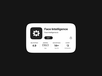 03. Face Intelligence app branding creative design identity logo style ui