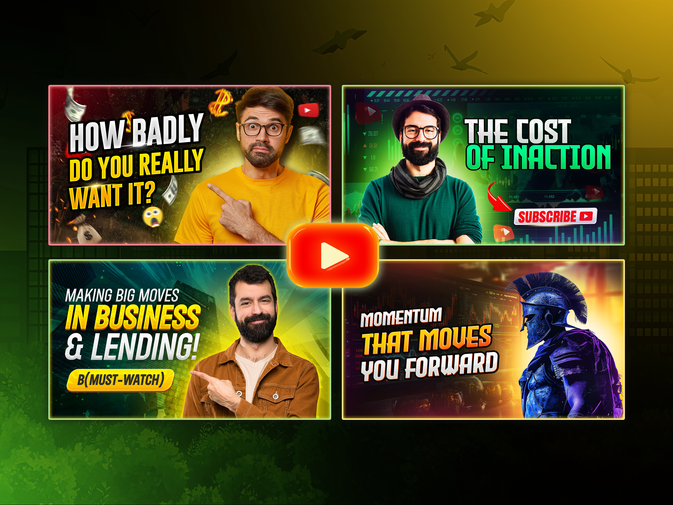 Example of You Tube Thumbnail Design For Creators