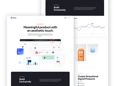 Elegant Product Landing Page UI – Minimal, Modern & Impactful branding cleandesign creativelandingpage design dribbbleinspiration dribbbleshots figmadesign graphic design illustration landingpagedesign logo minimalui moderninterface productdesign saasproduct ui uxuidesign vector webdesign