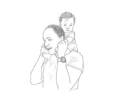 Illustration Sample - Fathers Day illustration