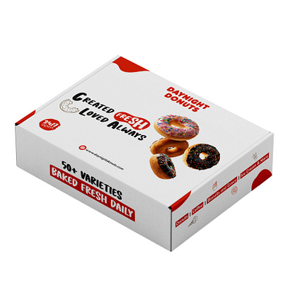 Daynight Donuts brand identity branding graphic design illustration logo design packaging design print design