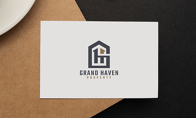 Grand Haven Brand Identity Design brand identity branding logo design logo presentation minimal logo modern logo property branding real estate real estate logo