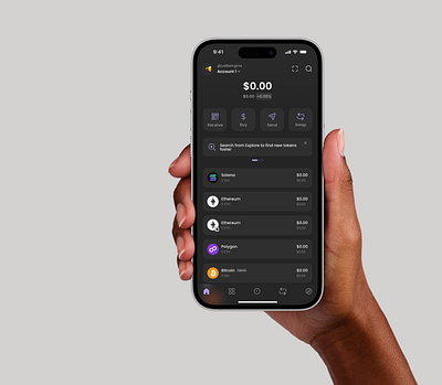 Phantom homepage app mobile phantom ui