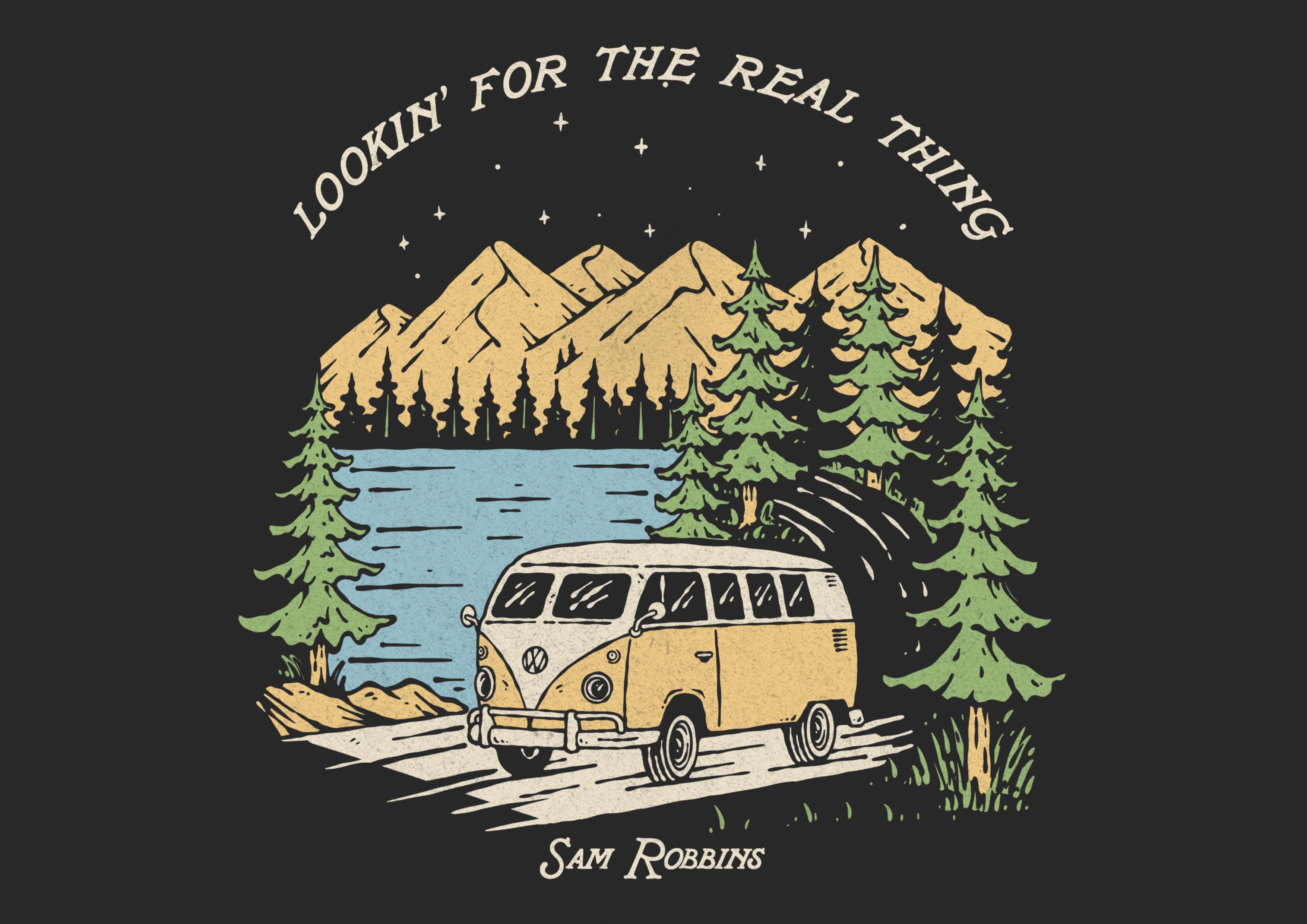 Example of Outdoor & Vitage Illustration