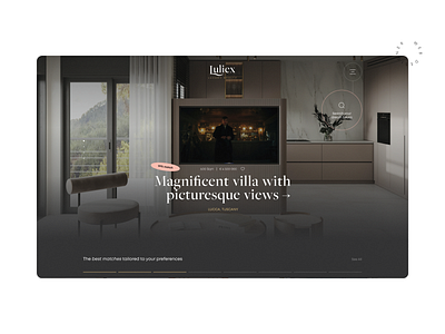 Luxury Realty website in Italy | Luilex creative design interface italy luxury real estate realty ui web web design website