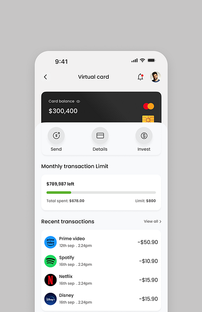 Fintech app app fintech mobile ui