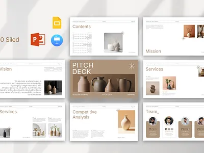 Pitch Deck Template business deck investor pitch presentation