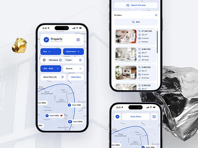 Real estate app design interface mobile app mobile view property app property finder real estate app real estate ui rental app rental website ui ui design ux ux design web design webdesign