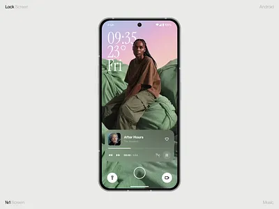 Music Player ai android design interface ios mobile news slide social ui