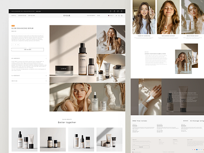 Product Page – Clean & Elegant E-commerce UI cicle