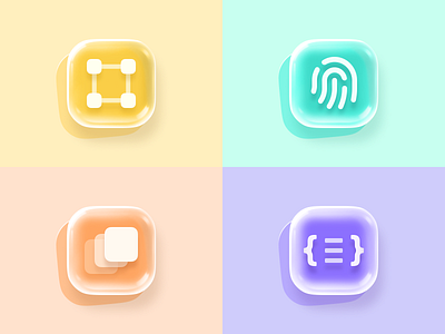 Liquid glass icon for Quickzap appicon branding icon ios26 liquid glass quickzap