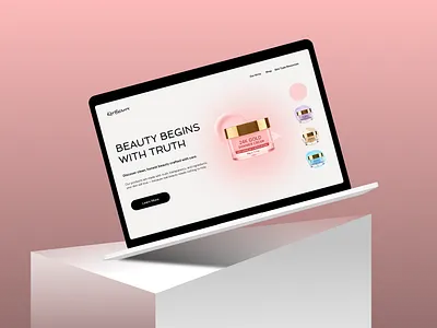 KatBeauty- Skin Care & Beauty Animated Landing Page UI animation beautybrand branddesign branding cleandesign designinspiration ecommerceui figmadesign figmaprototype landingpage microinteraction minimalui modernui productpage skincarewebsite smartanimate ui uiuxdesign visualhierarchy webdesign