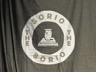 SORIO badge badgedesign branding design graphic design hand drawn illustration design logo vector