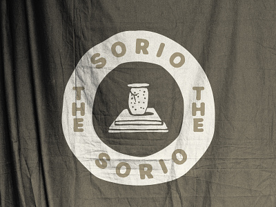 SORIO badge badgedesign branding design graphic design hand drawn illustration design logo vector