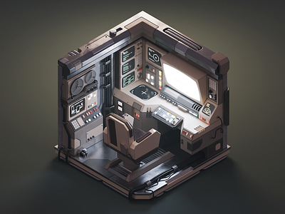 Cassette Futurism 3d blender cassette cyberpunk diorama futurism illustration isometric render scifi