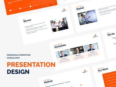 Marketing Consulting Firm Presentation Design | Slides business consulting figmaslide googleslide graphic design marketing powerpoint ppt presentation profile slides