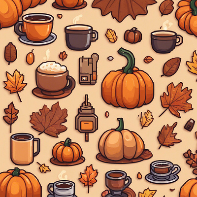 Autumn StickerPack 8bit art autumn pixel sticker stickerpack