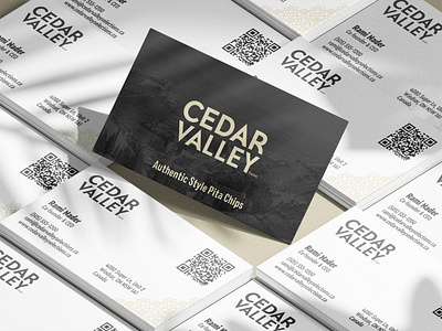 Business Card for Chip Brand brand branding business card cpg food print sales snack