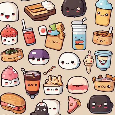 FoodStickerpack art coolstickerpack design food sticker