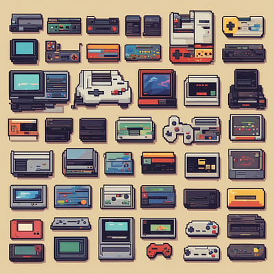 RetroStickerPack 3d pacl retro sticker stickerpack