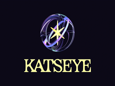KATSEYE: Futuristic Spherical Logo brand brand identity branding branding design branding identity color match dark tone design identity katseye katseye branding logo logotype logotype design sphere spherical logo typo typography