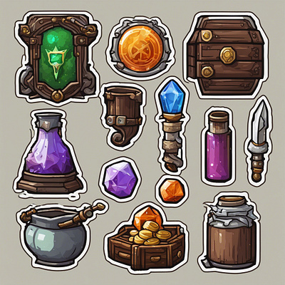 RPGstyle rpg stickerpack style turbinord