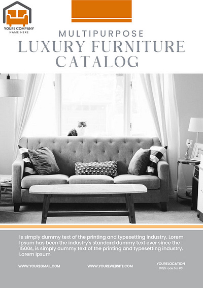 Furniture Catalog Design branding cataloog costom design creative design furniture graphic design illustration logo ui ux vector