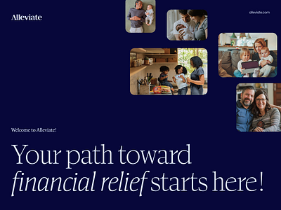 Welcome /pitch deck for a debt relief company communication company debt deck design enterprise family financial graphic design marketing pitch relief sales welcome