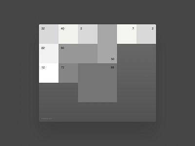 frame – 12 greyscale grid palette system