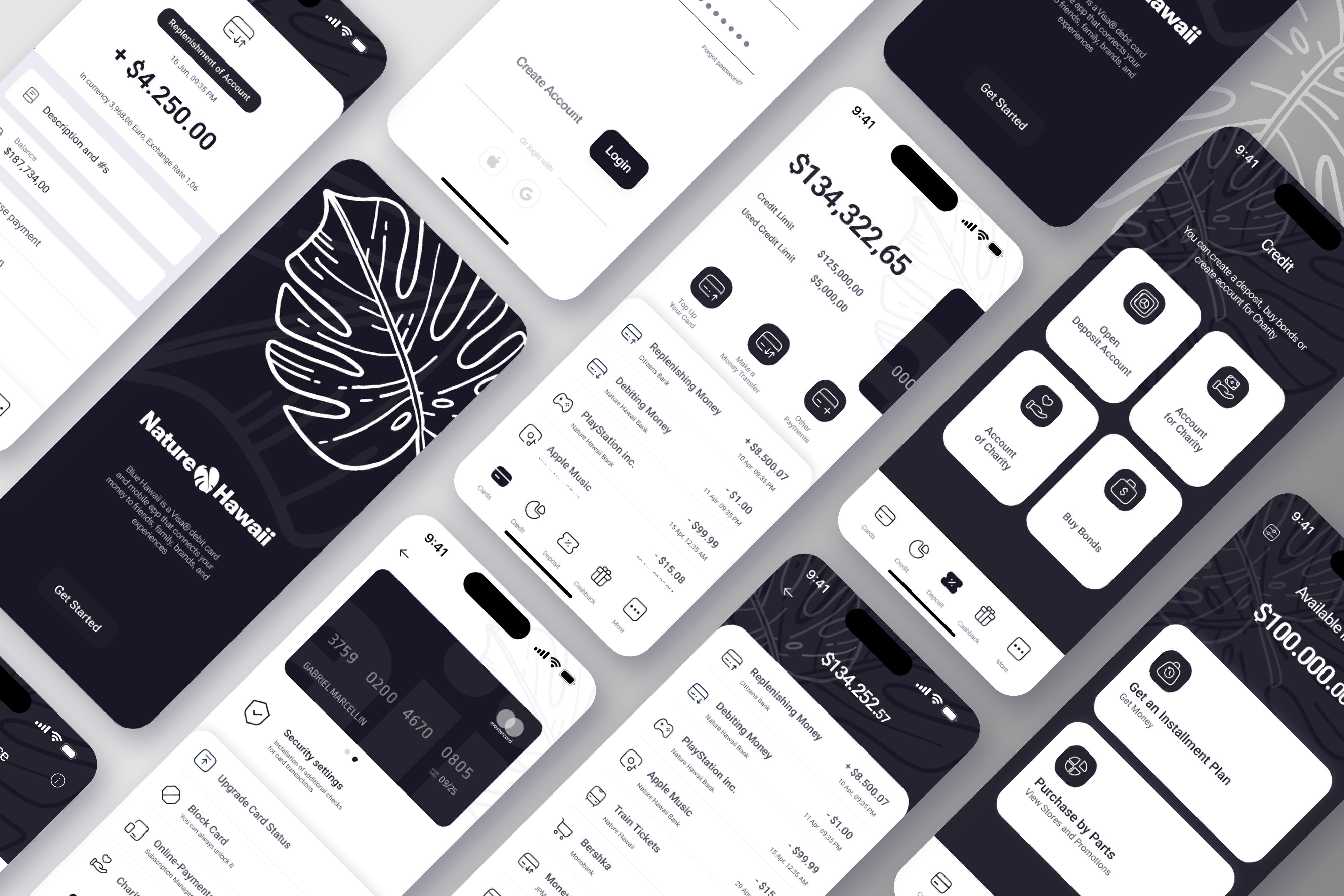Example of Fintech App & Web Design Subscription