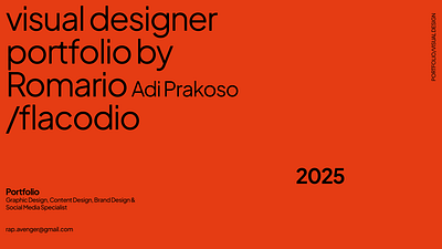 Portfolio by Romario Adi Prakoso branding content design design graphic design social media typography visual design