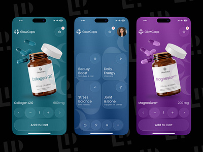 💊 Medical App UI | Pharmacy | Vitamin Shop App app branding doctor app ui epharmacy ui health app design healthcare ui medical app ui medicine delivery app mobile online pharmacy pharmacy app prescription app telemedicine app ui uiux design uxui vitamin shop app wellness app