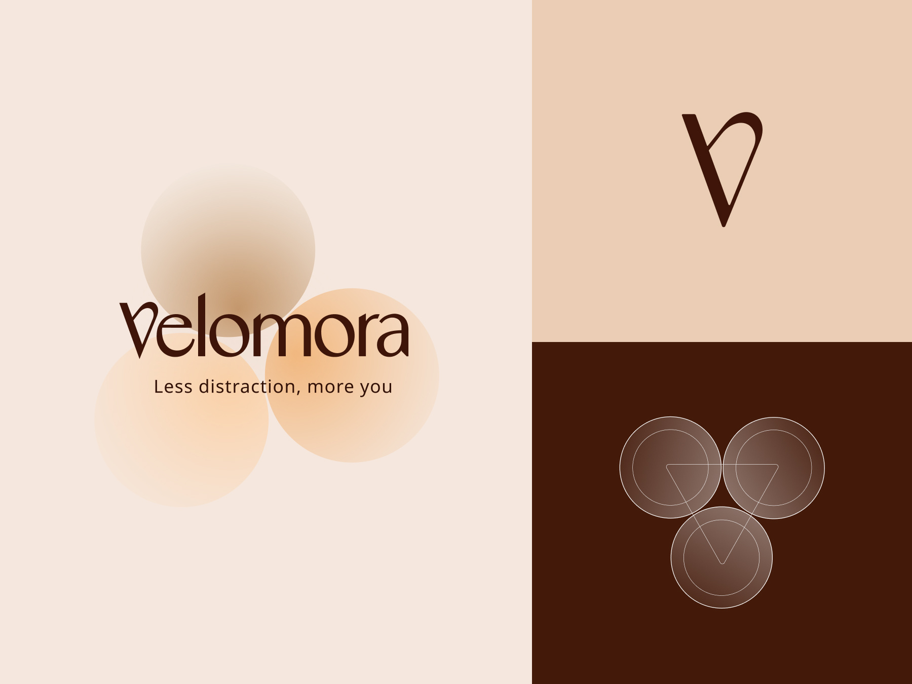 Velomora - Branding barewear body tape boob tape brandidentity branding elegantbranding fashionbrand feminine branding graphic design trends 2026 liquid glass logodesign minimalbranding nippies nipple nipple tape pasties underneat velomora women empowerment womenfashion